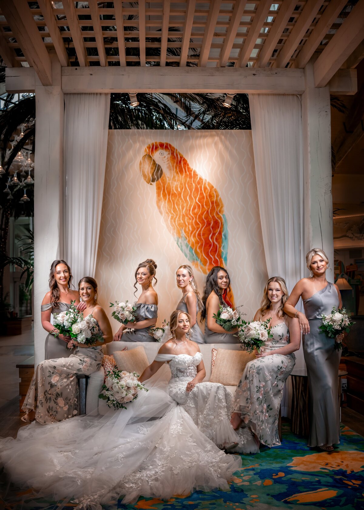 Editorial photo that went viral of bridesmaids